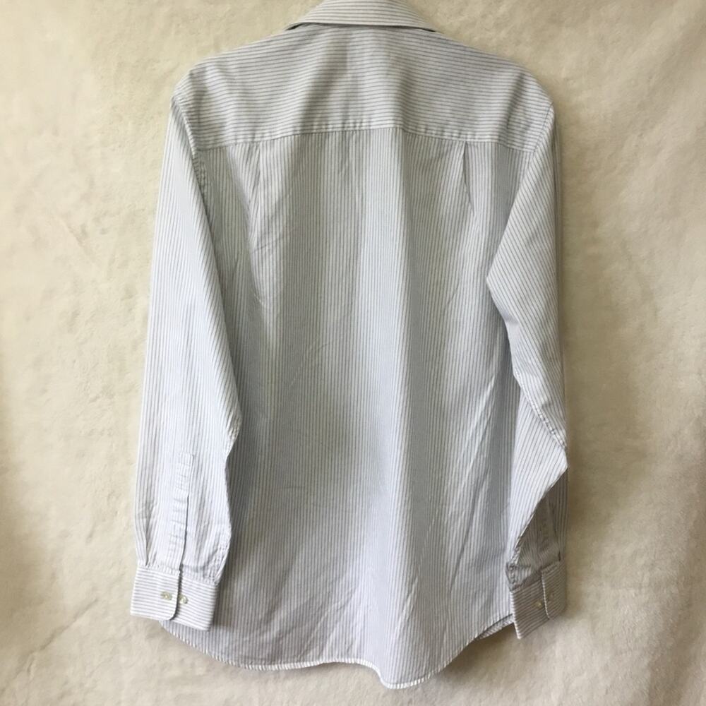 Calvin Klein White&Blue Stripes Long Sleeve Shirt - Picture 5 of 10
